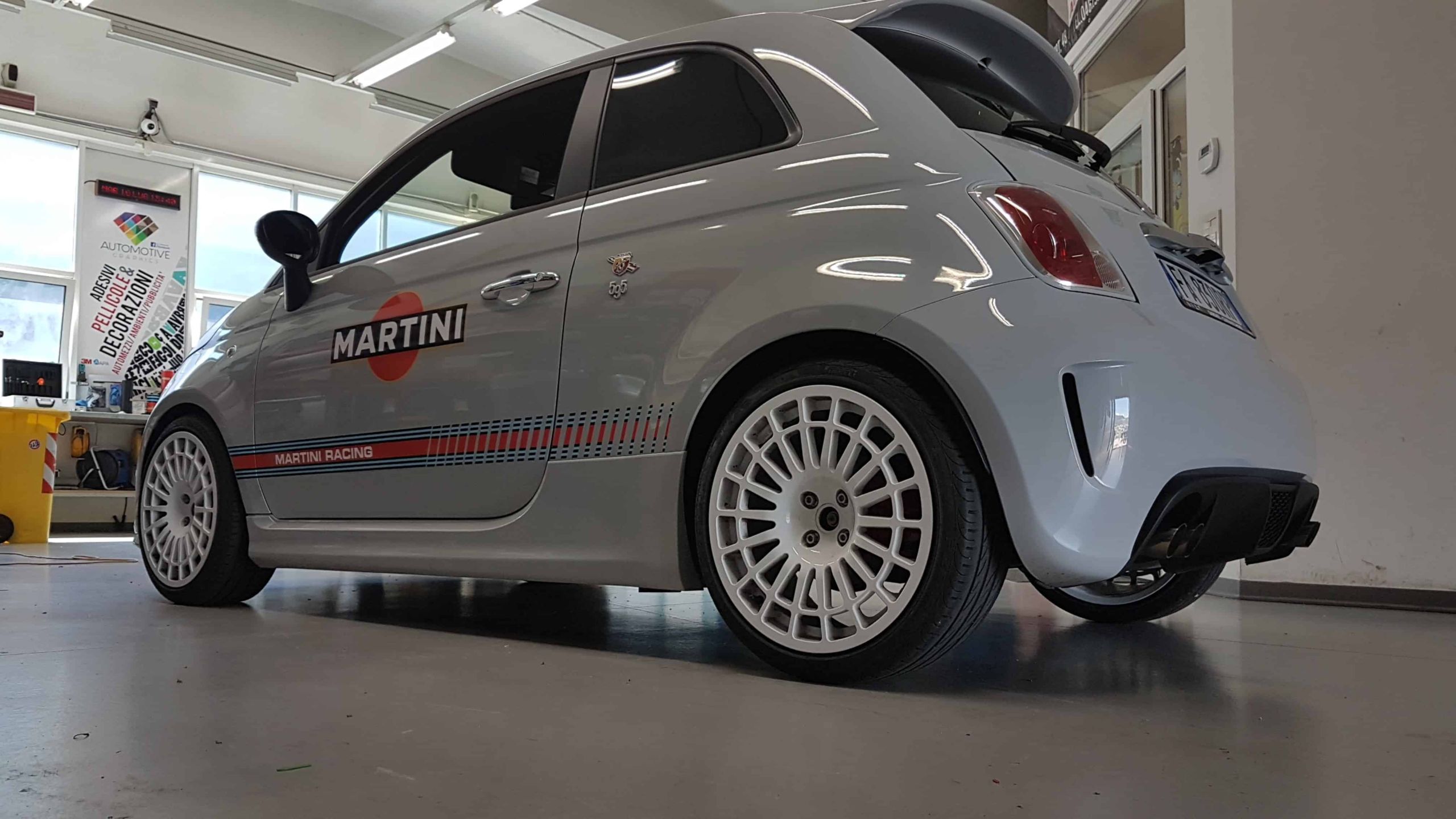 Adesivo Stickers Fiat 500 plancia Abarth MARTINI Racing  